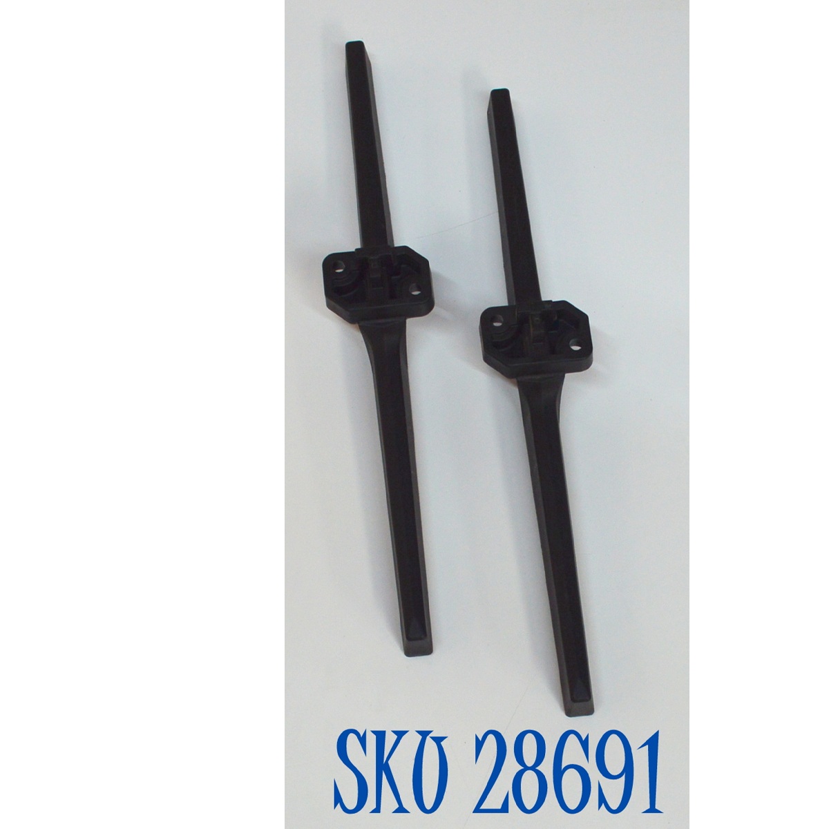 KIT DE BASES ORIGINAL PARA TV HISENSE 2 PIEZAS / NUMERO DE PARTE 56278 / PA6-GF30 / PP-GF40 / MODELO 55U6H / 65U6H / 65A66H