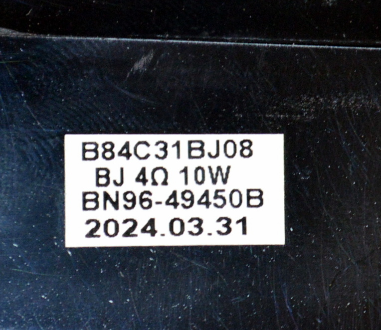 BOCINA ORIGINAL PARA TV SAMSUNG 1 PIEZA / NUMERO DE PARTE BN96-49450B / BN63-18233X001 / BN9649450B / MODELO QN43LS05BAFXZX / QN43LS05BAFXZX CC02 - Imagen 2