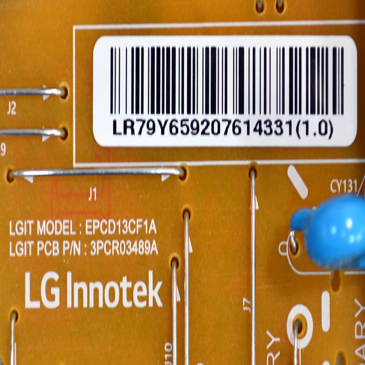 FUENTE DE PODER ORIGINAL PARA TV LG / NUMERO DE PARTE EAY65920761 / LGP55B-25U1 / EPCD13CF1A / 3PCR03489A / 65920761 / PANEL NC550DQG-VHPH3 / DISPLAY PT550GT07-3 VER.1.0 / MODELO 55UA8000PSB / 55UA8000PSB.BWMSLKR - Imagen 2
