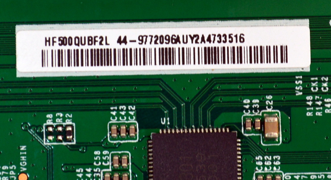 T-CON ORIGINAL PARA TV SONY / NUMERO DE PARTE 44-9772096A / 47-6021750 / HF500QUBF2L / HF500QUB-F2L_CPCB_V02 / PANEL BOEI500WQ1 / DISPLAY HF500QUB-F2L / MODELO KD-50X77L / KD50X77L - Imagen 2