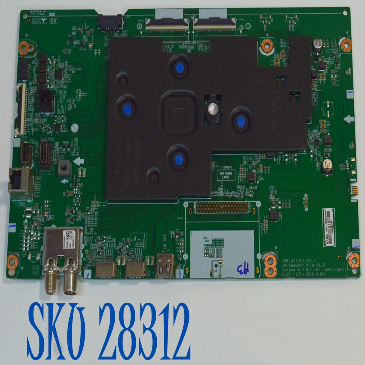 MAIN ORIGINAL PARA TV LG 4K UHD HDR SMART TV / NUMERO DE PARTE EBU67944803 / EAX70268602 / EAX70268602(1.0) / 67944803 / PANEL NC550TQG-AAKHC / DISPLAY LC550EQC (SP)(A1) / MODELO 55UR7800PSM / 55UR7800PSM.BWMYLJM