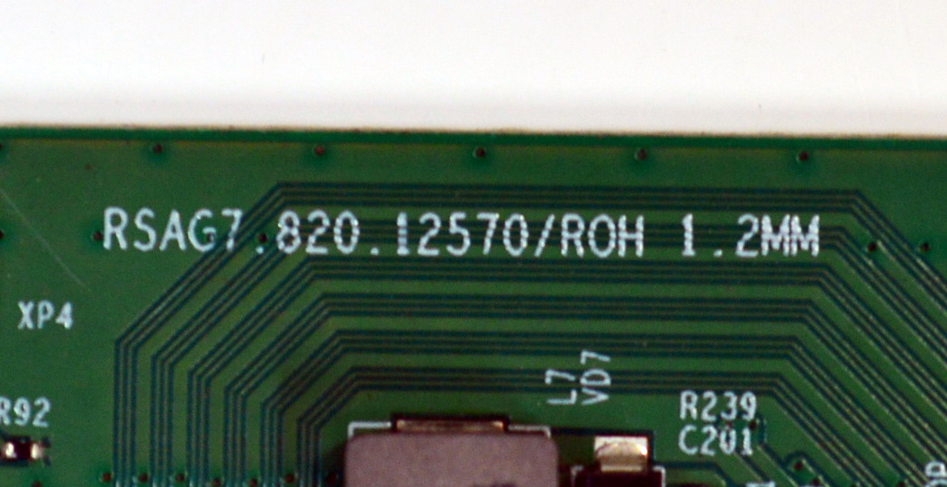 T-CON ORIGINAL PARA TV HISENSE / NUMERO DE PARTE 411295 / RSAG7.820.12570/ROH / 492Z257-4 / PANEL JHD425Y1U01 / DISPLAY V430DJ1-Q01 REV.D2 / MODELO 43QD6QV / 43A6NV / 43QD65QV - Imagen 3