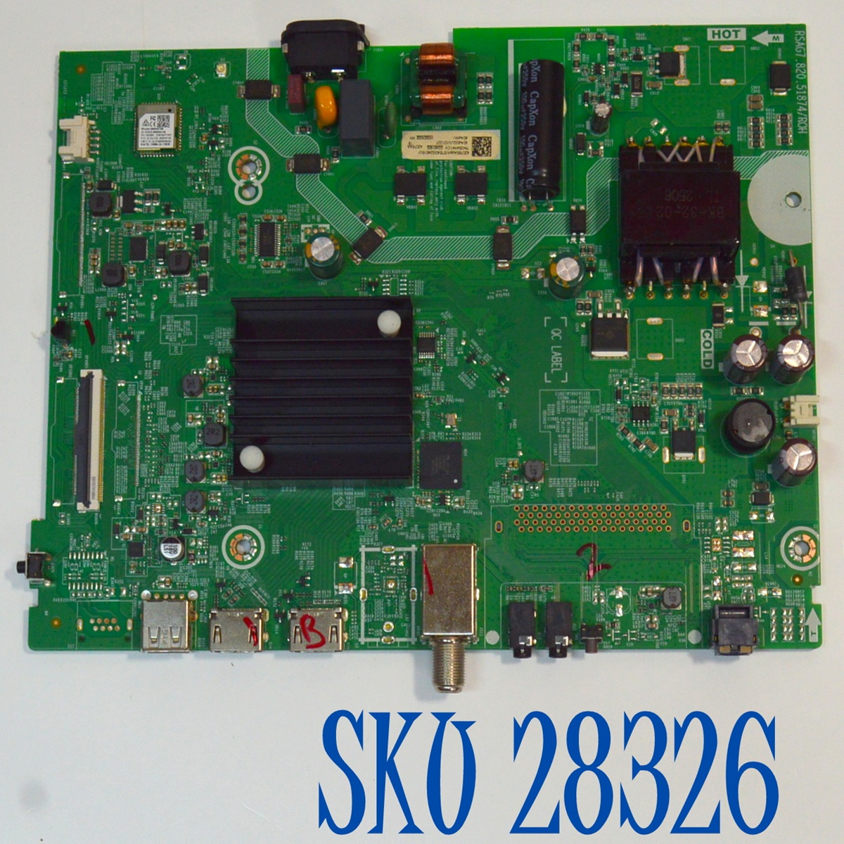 MAIN FUENTE COMBO ORIGINAL PARA TV HISENSE FULL HD VIDAA / NUMERO DE PARTE 420765 / RSAG7.820.51874/ROH / 420764 / 40A40QUV / G24516Q / PANEL JHD400K1F01-T0L / DISPLAY V400HJB-P03 / MODELO 40A4NV / 40A4NV 40A40QUV