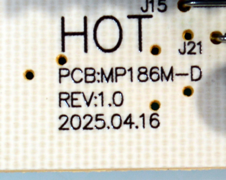 FUENTE DE PODER ORIGINAL PARA TV / NUMERO DE PARTE 81-PBE15X-M185001 / MP186M-D / PBC:MP186M-D REV:1.0 / 591700282 / S0700472538 - Imagen 3