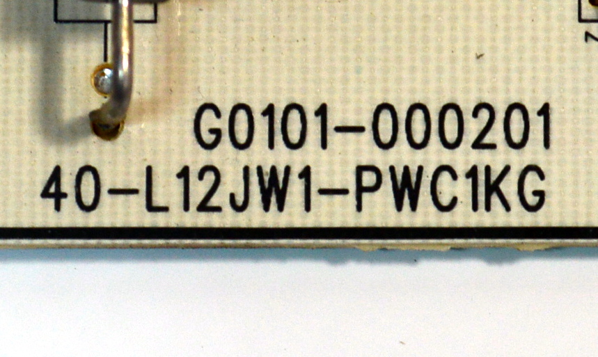 FUENTE DE PODER ORIGINAL PARA TV TCL / NUMERO DE PARTE 30805-000450 / G0101-000201 / 40-L12JW1-PWC1KG / 20371264 /  PANEL LVU430NDJL / DIPLAY PT430GT03-1 VER.1.0 / MODELO 43S551G - Imagen 2