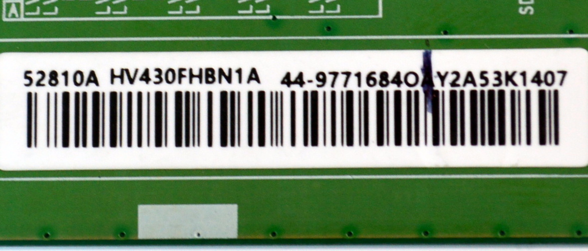T-CON ORIGINAL PARA TV SAMSUNG / NUMERO DE PARTE BN96-52810A / 44-9771684O / 44-97716840 / HV430FHBN1A / 47-6021406 / 52810A / PANEL CY-JN043BGEV5H / DISPLAY HV430FHB-N1A / BN96-50361A / MODELO BE43T-M / LH43BETMLGKXZX / LH43BETMLGKXZX  BD04 - Imagen 3