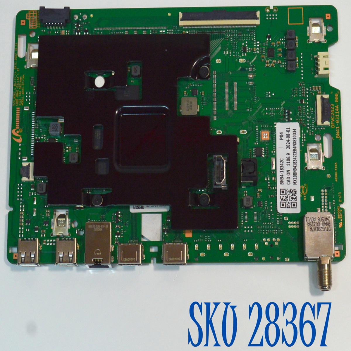 MAIN ORIGINAL PARA TV SAMSUNG 4K UHD HDR SMART TV / NUMERO DE PARTE BN94-18342C / BN41-03114A / DFVC2423 / BN41-03114A-000 / A058C-F55A / BN97-21174N / BN9418342C / MODELO UN85DU7200BXZA / UN85DU7200BXZA AB01
