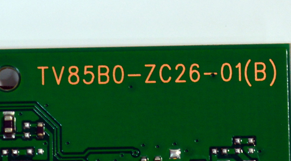 T-CON ORIGINAL PARA TV ONN / NUMERO DE PARTE 513C85B0M02 / TV85B0-ZC26-01(B) / M02/7375-00752 / 2010152950 / DISPLAY T850QVN03.4 / MODELO 100150805 85" - Imagen 3