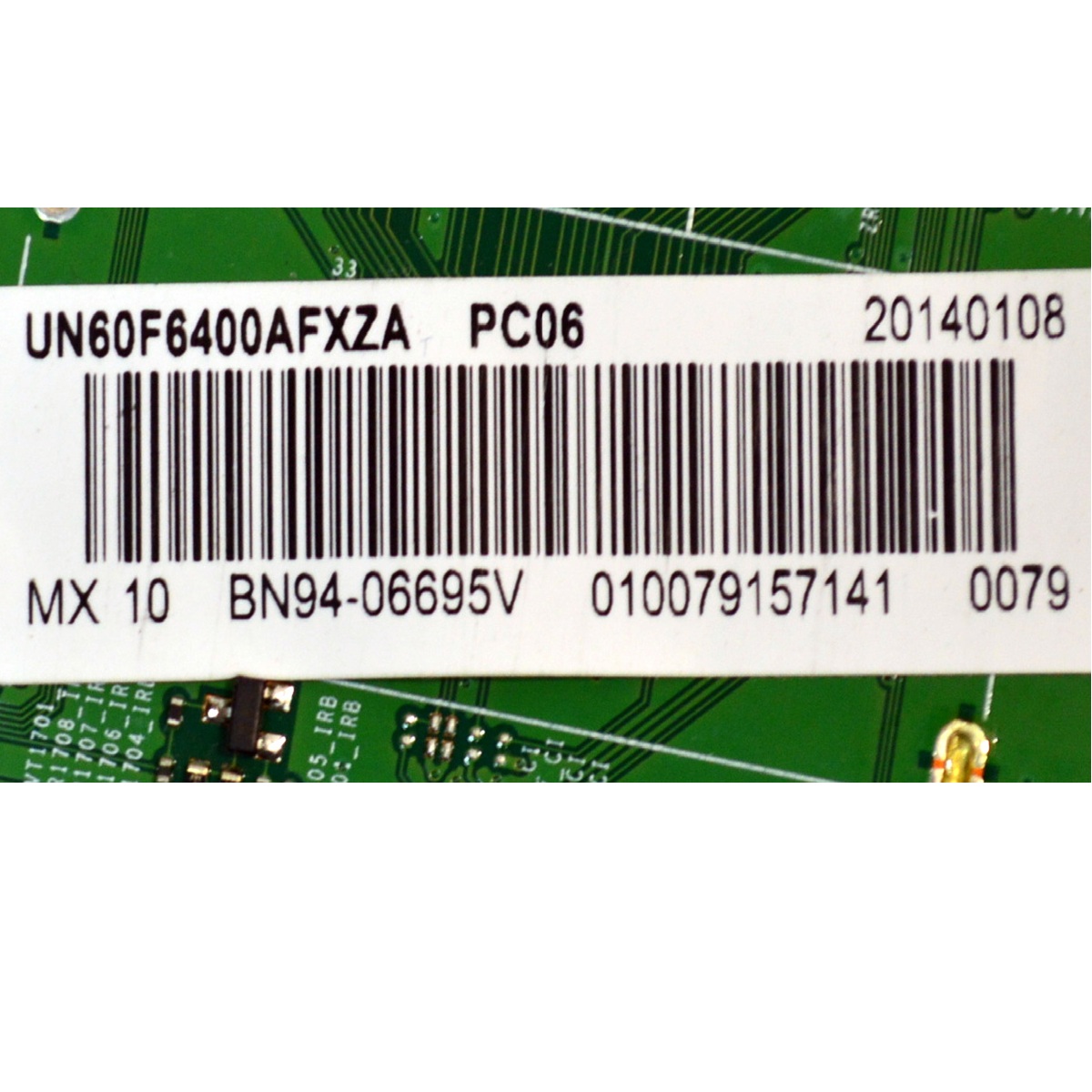 MAIN ORIGINAL PARA TV SAMSUG FULL HD / NUMERO DE PARTE BN94-06695V / BN41-01958B / BN41-01958 / BN97-07704E / BN9406695V / PANEL CY-HF600CSSV4H / MODELO UN60F6400FXZA - Imagen 2