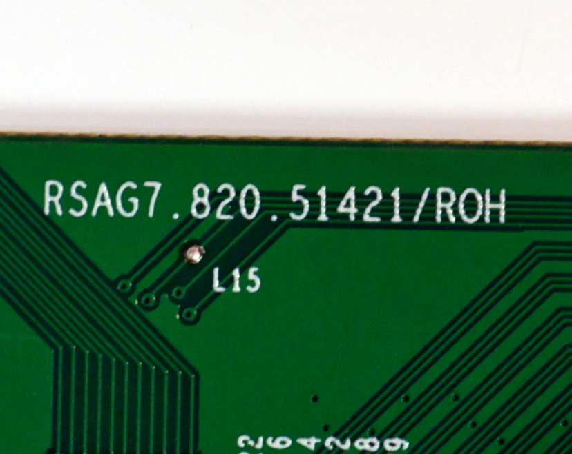 T-CON ORIGINAL PARA TV HISENSE / NUMERO DE PARTE 405663 / RSAG7.820.51421/ROH / H41802PNV01A2 / TCTG24B343HF / PANEL HD700H1U41-T0B1 / DISPLAY JE695R3HD2L / MODELO 70A6NV / 70A6NV 70A51LMV - Imagen 3