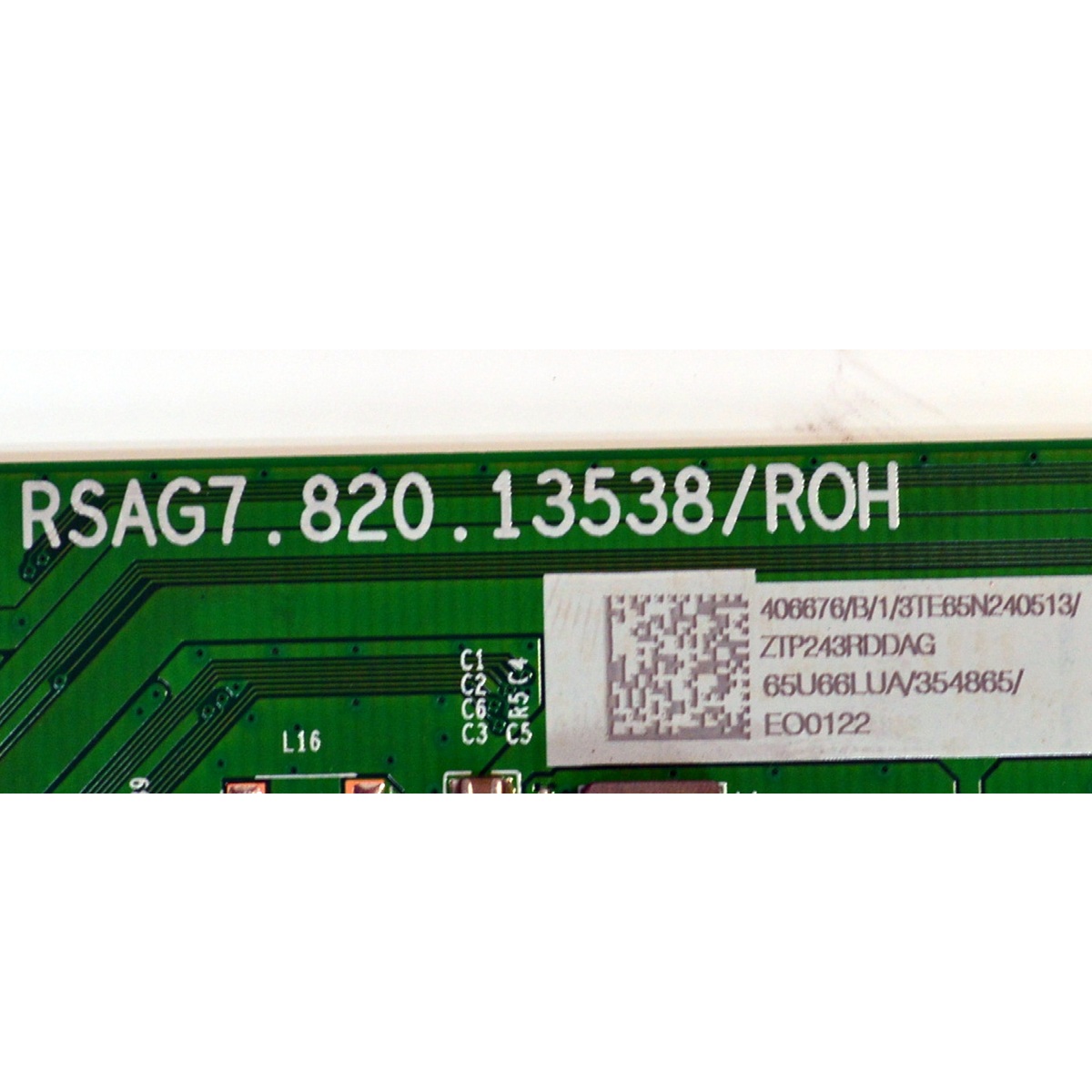 MAIN ORIGINAL PARA TV HISENSE 4K UHD HDR GOOGLE TV / NUMERO PARTE 406676 / RSAG7.820.13538/ROH / 354865 / 65U66LUA / N240513 / PANEL HD650H3U52-T0LH / DISPLAY T650QVN07.5 / MODELO 65U6N / 65U6N 65U66LUA - Imagen 2