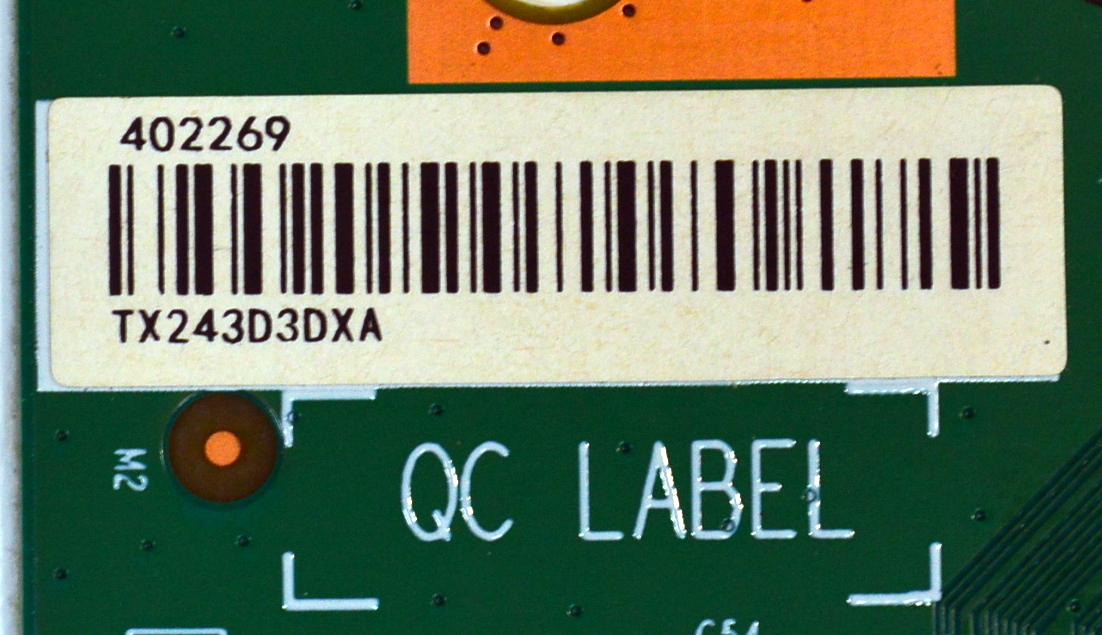 T-CON ORIGINAL PARA TV HISENSE / NUMERO DE PARTE 402269 / RSAG7.820.12570/ROH / 492Z257-4 / PANEL HD425Y1U01-T0L2\S0\GM\ROH / DISPLAY V430DJ1-Q01 REV.D2 / MODELO 43A6NV / 43A6NV 43A51HUV - Imagen 3