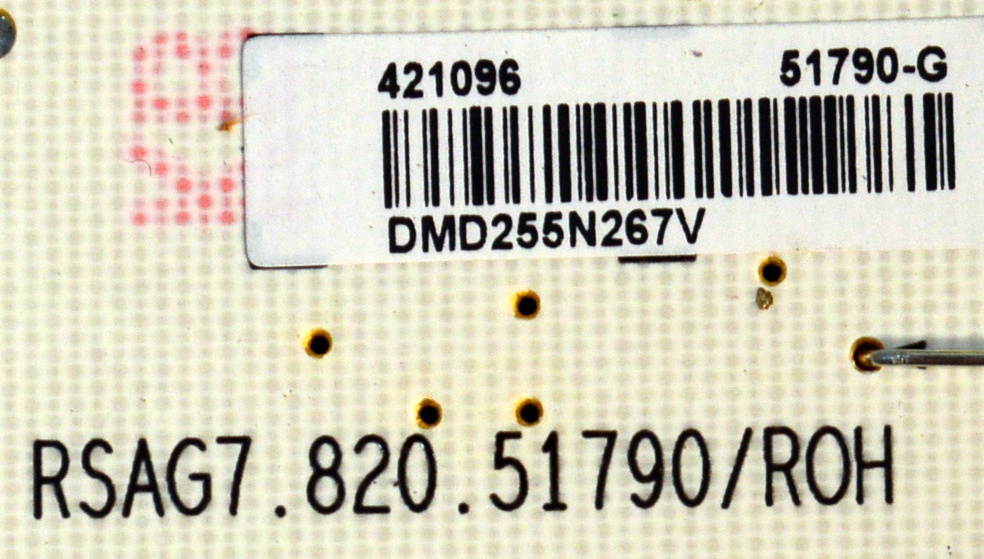 FUENTE DE PODER ORIGINAL PARA TV HISENSE / NUMERO DE PARTE 421096 / RSAG7.820.51790/ROH / 51790-G / HDCEM1 / CQC13134095636 / PANEL HD750K1U41-T0L5B1 / DISPLAY JR745R3HD0Y / MODELO 75QD6QV / 75QD6QV 75Q60QUV - Imagen 2