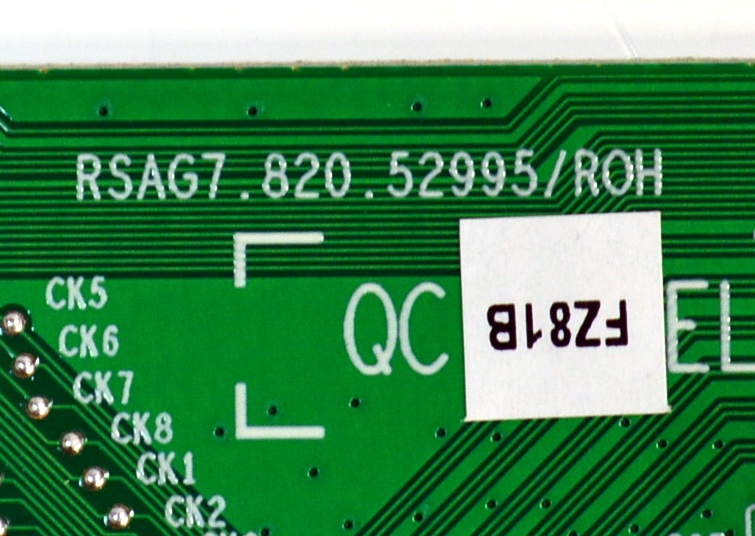 T-CON ORIGINAL PARA TV HISENSE / NUMERO DE PARTE 418778 / RSAG7.820.52995/ROH / XD-102 E193079 / KB-6160 / PANEL HD750K1U41-T0L5B1 / DISPLAY JR745R3HD0Y / MODELO 75QD6QV / 75QD6QV 75Q60QUV - Imagen 2