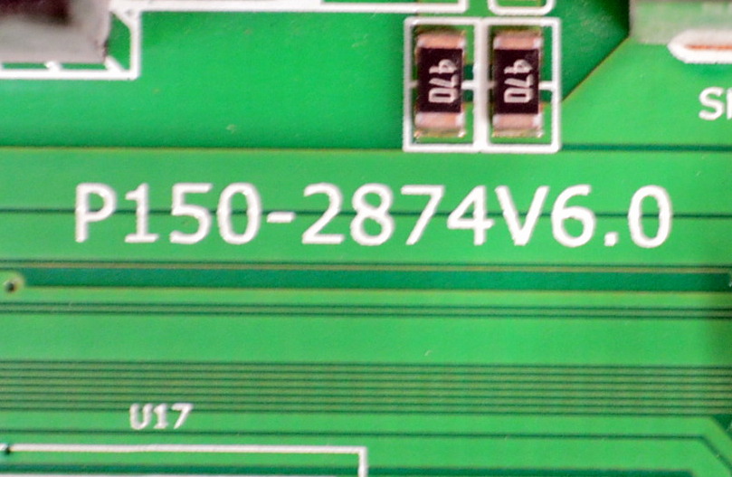 MAIN FUENTE COMBO ORIGINAL PARA TV EVL 4K UHD SMART TV / NUMERO DE PARTE 58EVLS4 / P150-2874V6.0 / TWBS-01-2109-0013 / RN41-874N45783FIEA2T / PANEL D58-A30 / PT580GT03-1 / DISPLAY PT580GT03-1 VER.1.0 / MODELO 58EVLS4 - Imagen 2