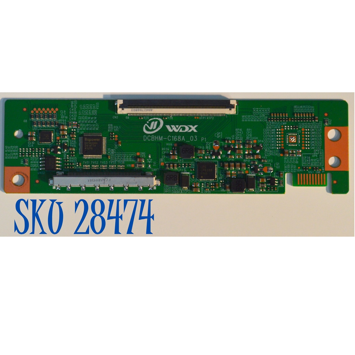 T-CON ORIGINAL PARA TV CUORY / NUMERO DE PARTE 24052102600879 / DCBHM-C168A_03 / 8T02D32324BXE / ST3151B07-1 / DISPLAY ST3151B07-1 VER.2.1 / MODELO CUO-HDTV32