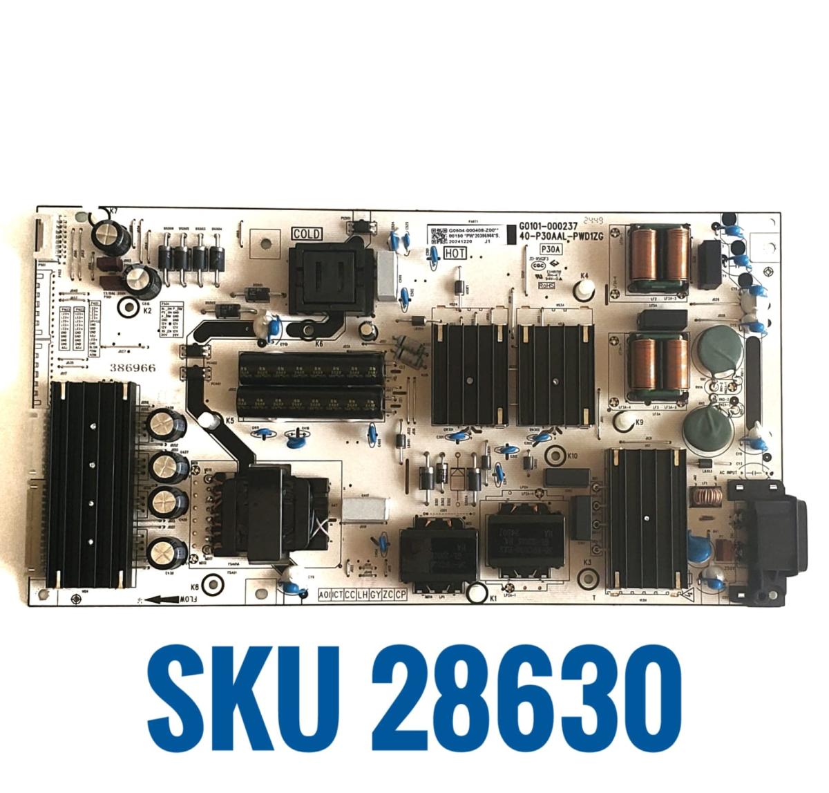 FUENTE DE PODER ORIGINAL PARA TV TCL / NUMERO DE PARTE G0504-000408  / G0101-000237 / 40-P30AAL-PWD1ZG /20241220  DISPLAY ST6451D08-6 VER.2.3 MARCA TCL  MODELO 65QM6K