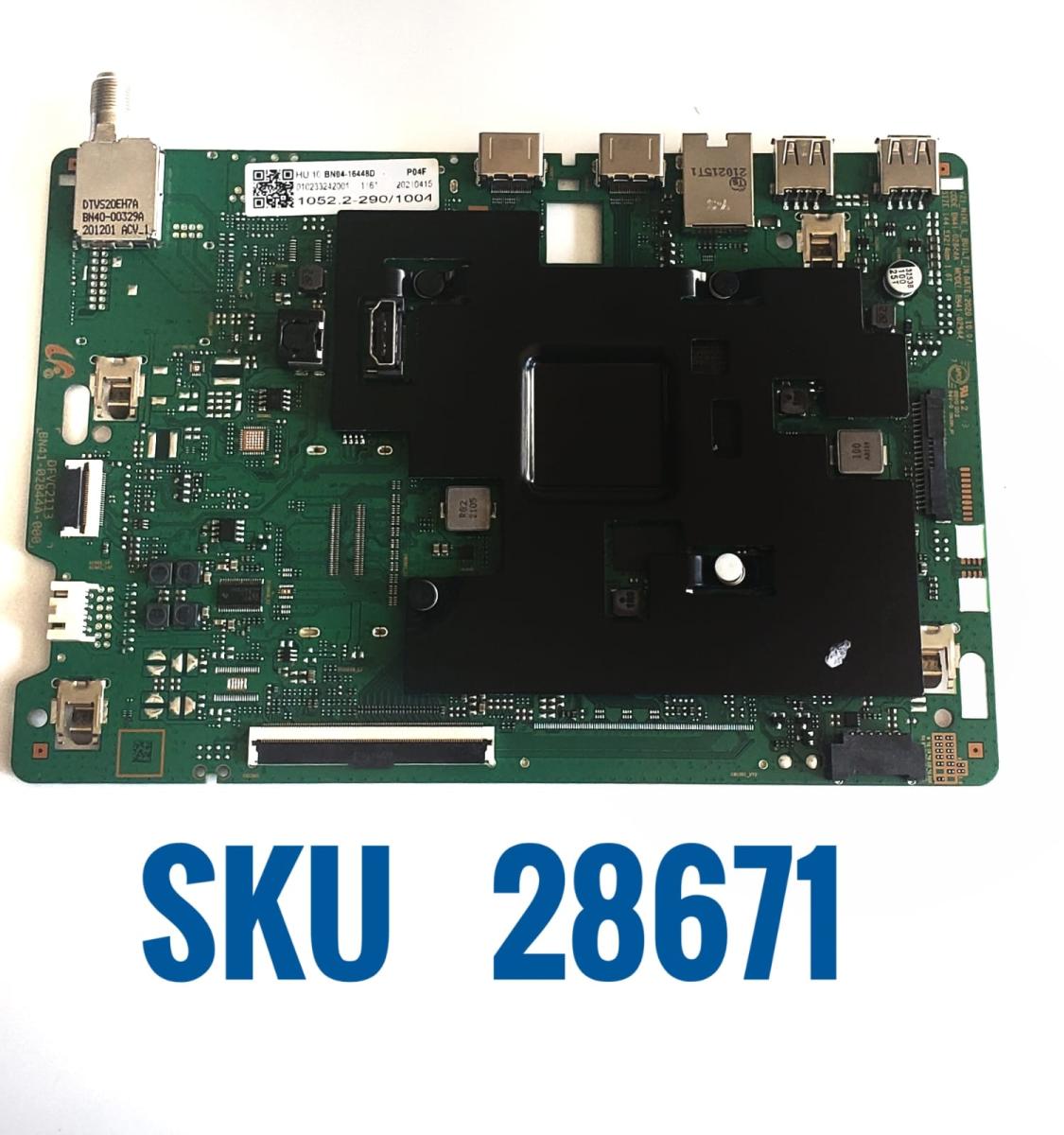 MAIN ORIGINAL PARA SAMSUNG 4K UHD HDR SMART TV NUMERO DE PARTE BN94-16448D  / DFVC2113 / BN41-02844A-000 /PANEL CY-QA055HGAV1H / DISPLAY  BN96-50243A /  T550QVN07 / MARCA SAMSUNG / MODELOS QN55Q60AAF /QN55Q60AAFXZA / AA01