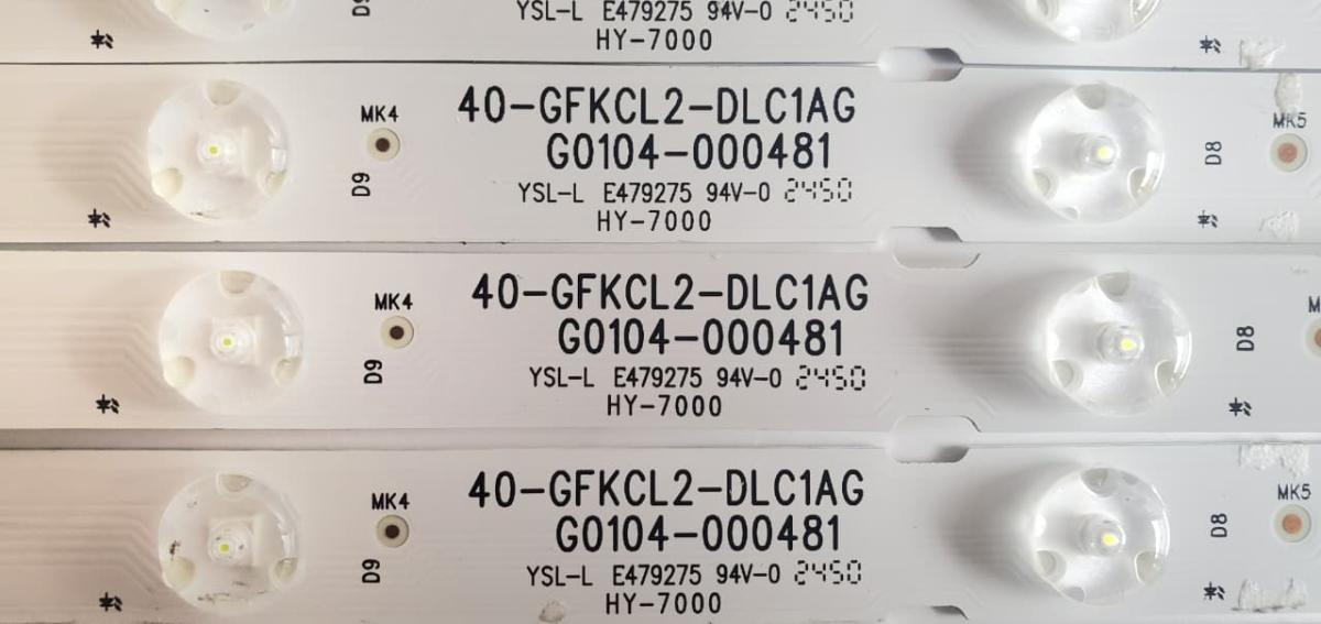 KIT DE LED´S ORIGINAL PARA TV TCL 22 PIEZAS / NUMERO DE PARTE G0104-000481  / 40-GFKCL2-DLC1AG / N0101-000767-B00  PANEL 65" DISPLAY ST6451D08-6 VER.2.3  PANEL 65"  MARCA TCL MODELO 65QM6K - Imagen 2
