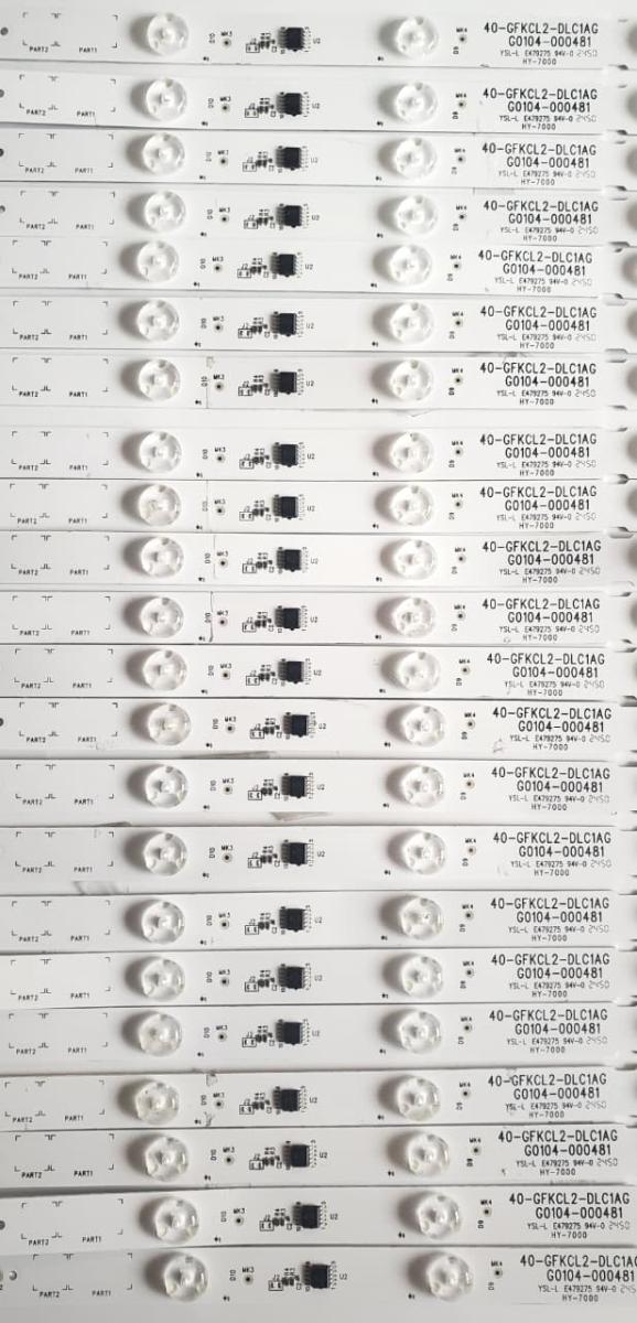 KIT DE LED´S ORIGINAL PARA TV TCL 22 PIEZAS / NUMERO DE PARTE G0104-000481  / 40-GFKCL2-DLC1AG / N0101-000767-B00  PANEL 65" DISPLAY ST6451D08-6 VER.2.3  PANEL 65"  MARCA TCL MODELO 65QM6K - Imagen 4