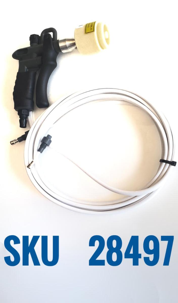 PISTOLA DE AIRE IONIZADO / PISTOLA ANTIESTATICA / NEUTRALIZA Y ELIMINA LA ELECTRICIDAD ESTATICA DE SUPERFICIES Y OBJETOS MARCA JOPLASTARII