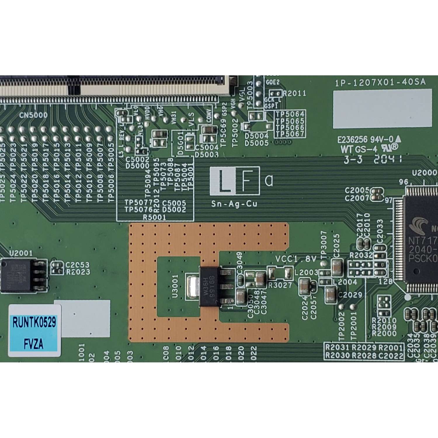 KIT DE TARJETAS PARA JVC·ROKU TV 4K·UHD·HDR / NUMERO DE PARTE MAIN MS16010-ZC01-01 / NUMERO DE PARTE T-CON RUNTK0529FVZA / 1P-1207X01-40SA / NUMERO DE PARTE FUENTE TV7001-ZC02-01 / E021M425-J3 / 1010444830 / PANEL JE695R3HB9L / MODELO LT-70MAW795 - Imagen 4