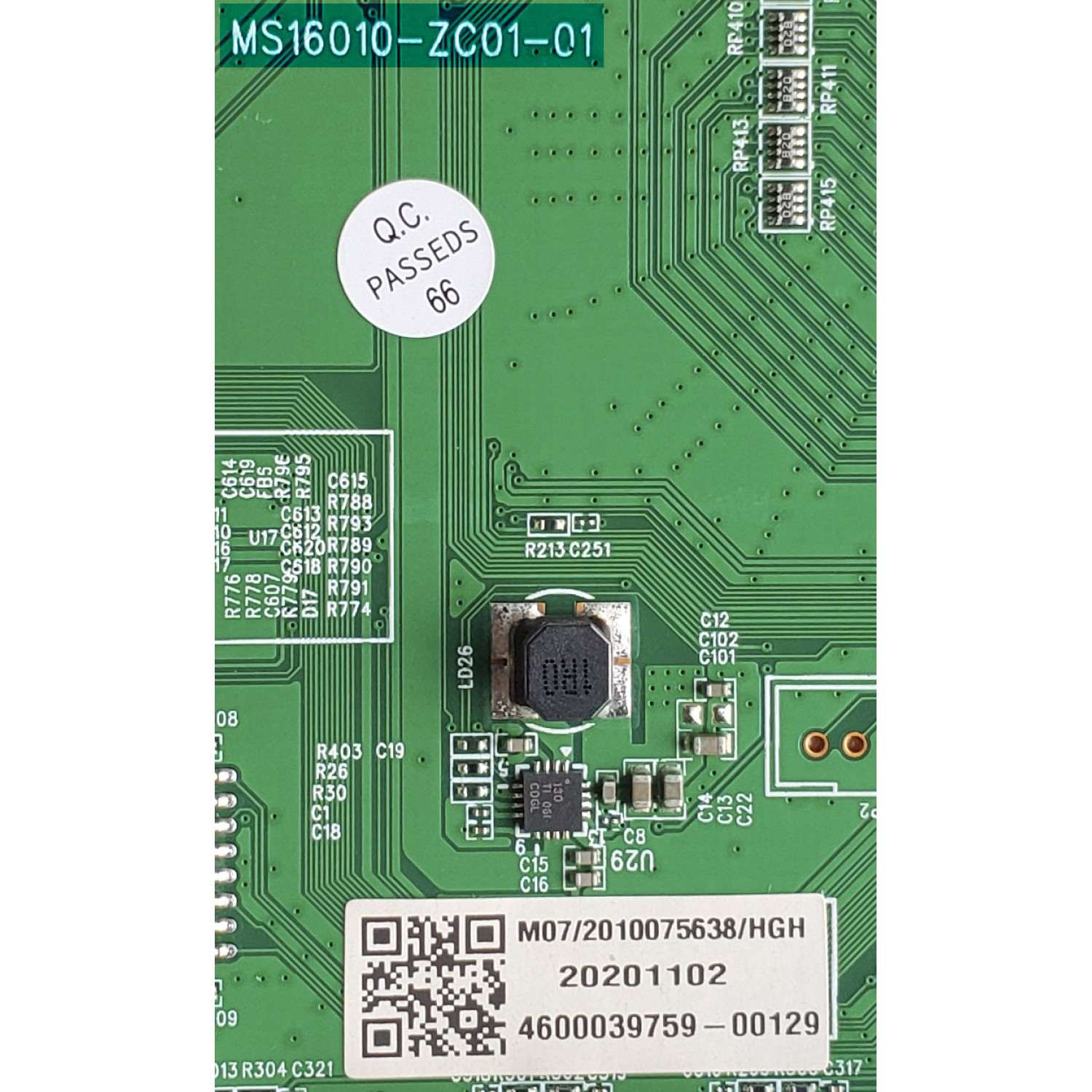 KIT DE TARJETAS PARA JVC·ROKU TV 4K·UHD·HDR / NUMERO DE PARTE MAIN MS16010-ZC01-01 / NUMERO DE PARTE T-CON RUNTK0529FVZA / 1P-1207X01-40SA / NUMERO DE PARTE FUENTE TV7001-ZC02-01 / E021M425-J3 / 1010444830 / PANEL JE695R3HB9L / MODELO LT-70MAW795 - Imagen 3
