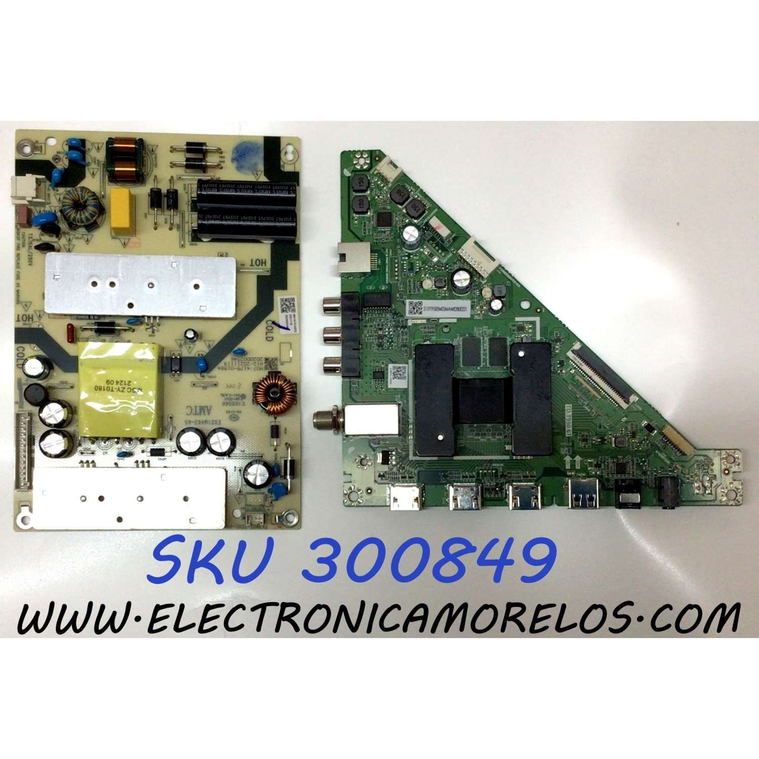 KIT PARA TV INSIGNIA / MAIN 515YT9500M03 / TD.T950.67 / 536D3903DH310 / 536D3903DH501 / FUENTE TV3903-ZC02-01 / E021M463-A2 / E021M463-A5 / E168066 / PANEL LC390TA2A / MODELO NS-39DF310NA21