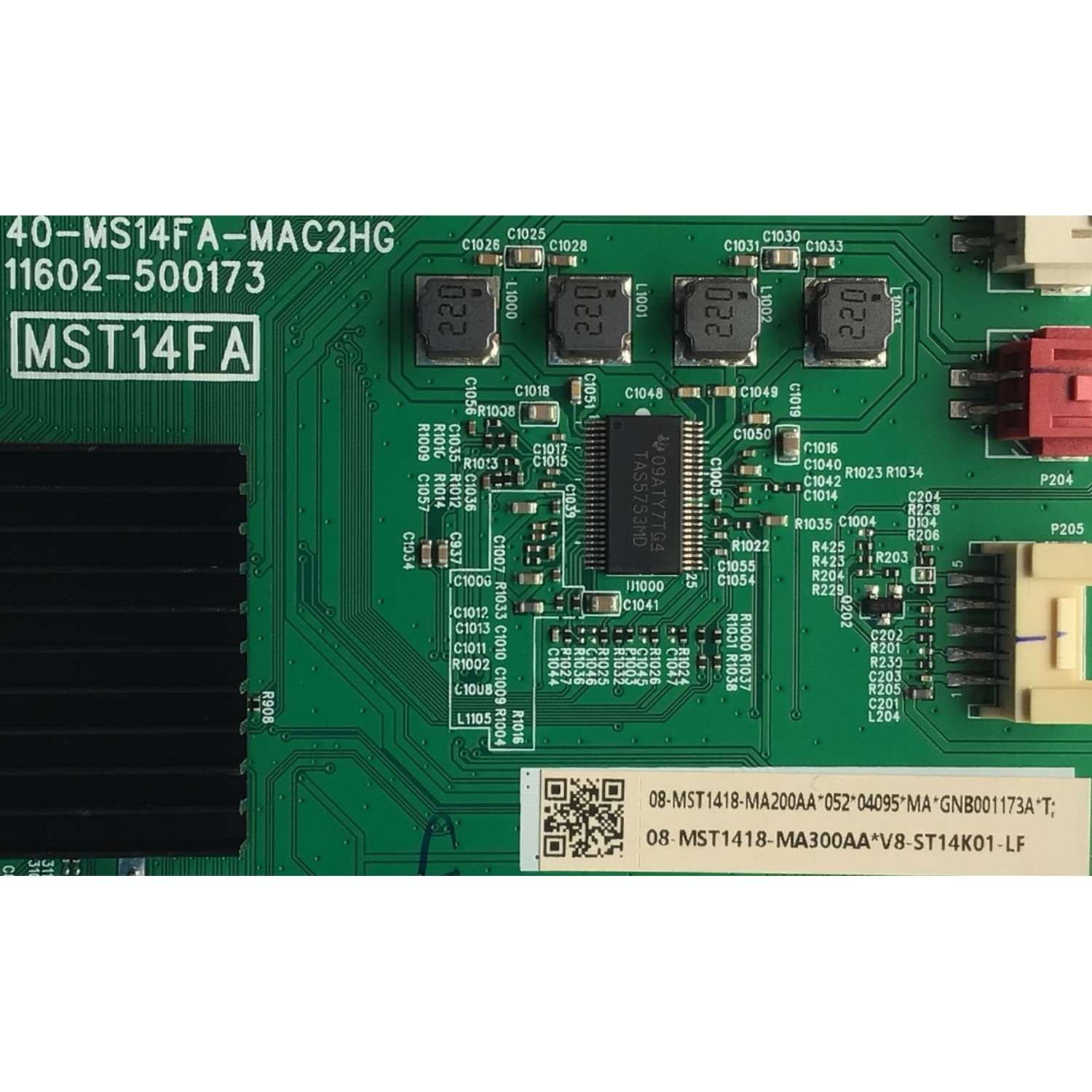 KIT DE TARJETAS PARA TV TCL / MAIN 08-MST1418-MA200AA / 40-MS14FA-MAC2HG / 11602-500173 / FUENTE 08-L051WA1-PW200AA / 40-L051H1-PWD1CG / PANEL LVF320NDEL KJ9W01 / DISPLAY PT320CT01-3 VER.1.3 / MODELO 32S327 - Imagen 4