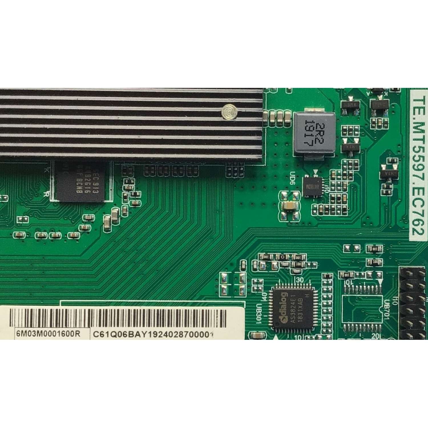 KIT DE TARJETAS PARA TV VIZIO / MAIN  6M03M0001600R / TE.MT5597.EC762 / FUENTE FSP183-1PSZ01 / 3BS0459503GP / P650D112DA-MP02 / T-CON TACDJ4031 / PANEL V650DJ4-D03 REV.C1 / MODELO V655-G9  - Imagen 4