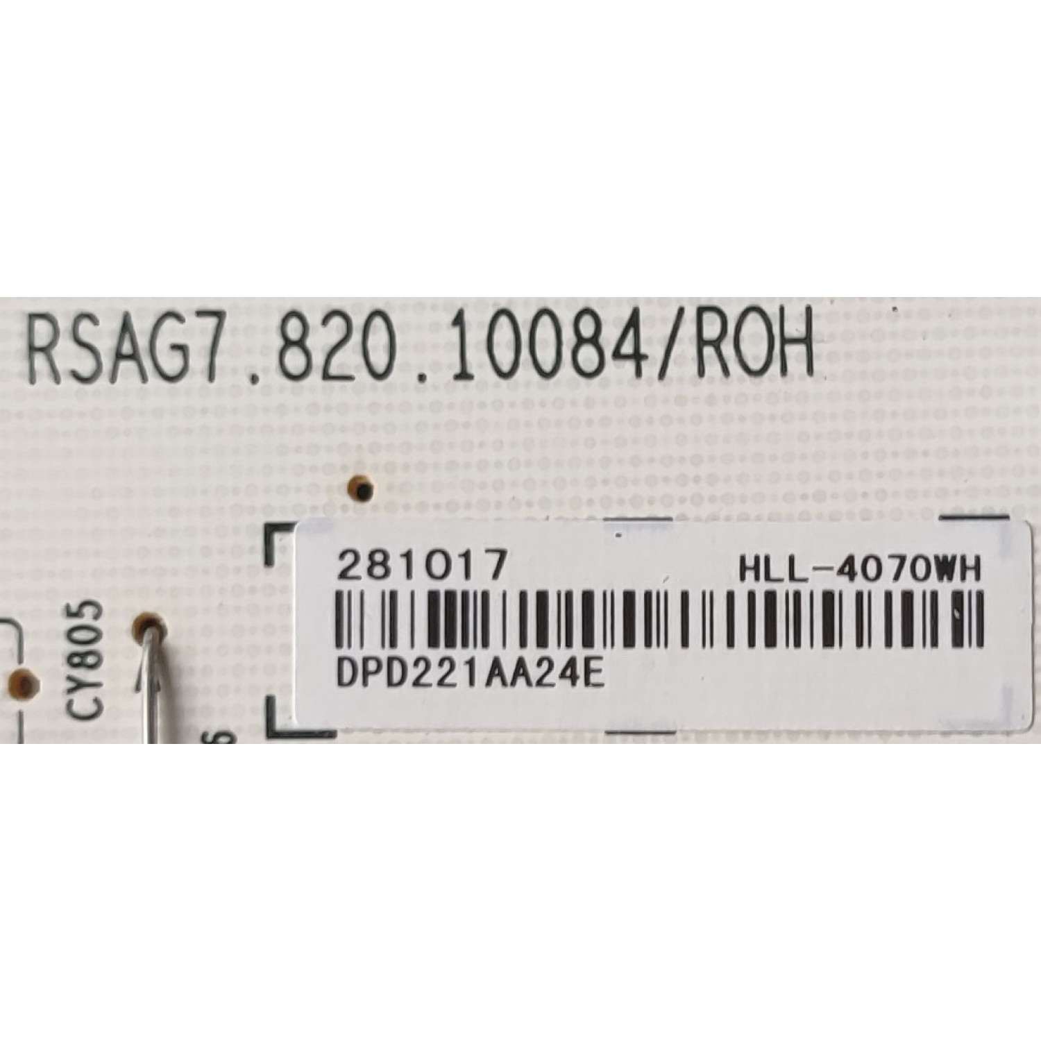 KIT DE TARJETAS PARA TV HISENSE / MAIN 282237 / RSAG7.820.10521/ROH / FUENTE 281017 / RSAG7.820.10084/ROH / T-CON 5565T55C35 / 65T55 C0K CTRL / LED DRIVER(1) 282725 / RSAG7.820.10515/ROH / LED DRIVER(2) 281776 / RSAG7.820.10516/ROH / MODELO 65U8G - Imagen 2