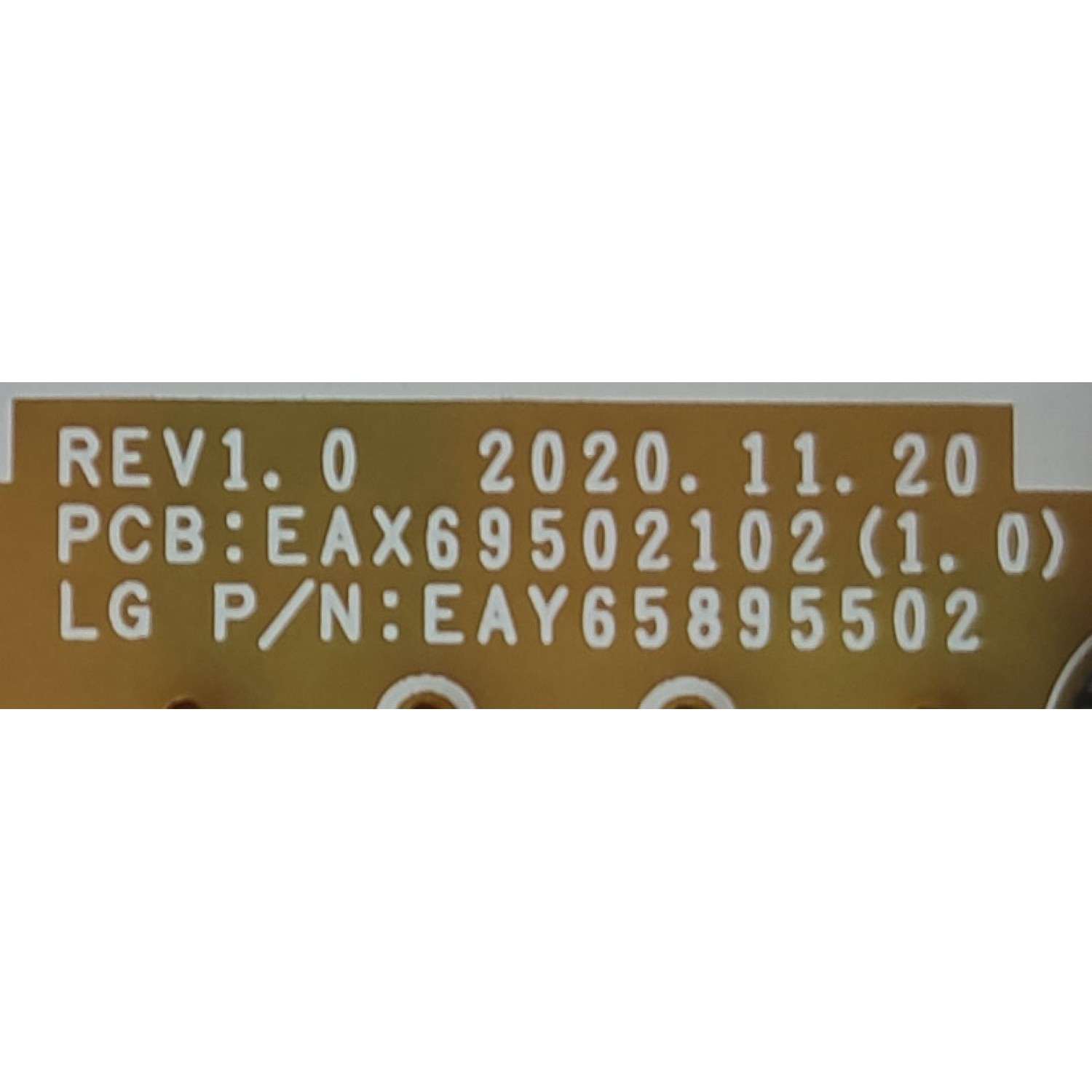 KIT DE TARJETAS PARA TV LG / MAIN EBU66758905 / EAX69581205(1.0) / FUENTE EAY65895502 / EAX69502102(1.0) / LGP43NT-21U1 / PANEL NC430TQG-AAKH3 NC430TQG-AAKH5 / DISPLAY LC430DQC(SP)(A1) / MODELO 43UQ8000AUB.BUSYLJM - Imagen 4