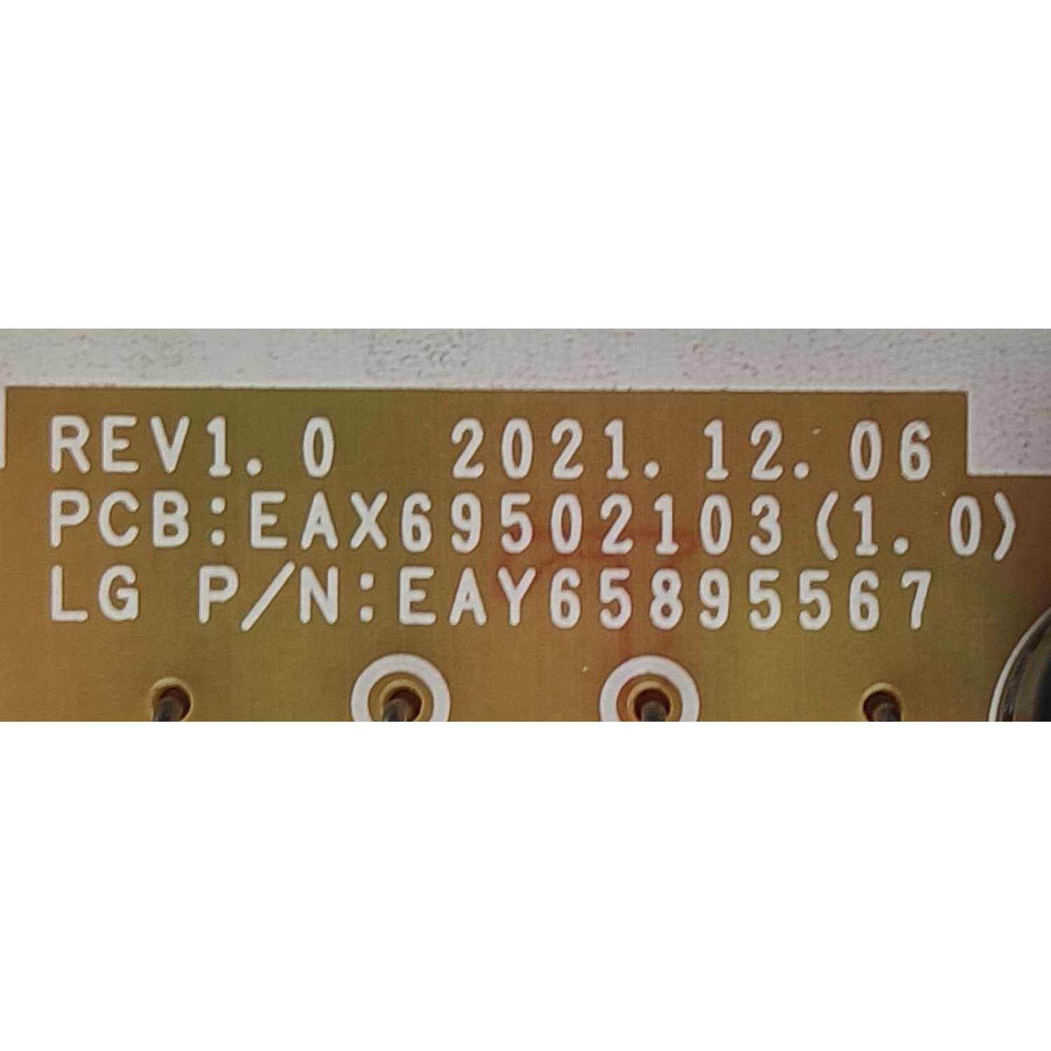 KIT DE TARJETAS PARA TV LG / MAIN EBU66758803 / EAX69581205(1.0) / FUENTE EAY65895567 / EAX69502103(1.0) / LGP43NT-21U1 / PANEL NC430TQG-VHKH3 / DISPLAY PT430GT01-5 VER.1.0 / MODELO 43UQ7590PUB.BUSSLJM - Imagen 2