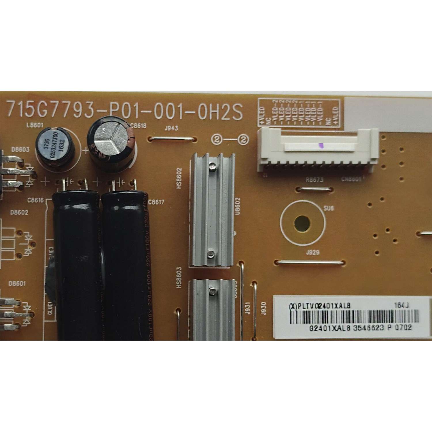 KIT DE TARJETAS PARA TV SONY BRAVIA / MAIN XGCB02K004 715G7862-M0A-000-004K / XGCB02K0040 / FUENTE PLTVG2401XAL8 / 715G7793-P01-001-0H2S / T-CON 6871L-3831A / 6870C-0532B / PANEL TPT550J1-DUYSHA.G REV:S1R / DISPLAY LC550DUY (SH)(A1) / MODELO KDL-55W650D - Imagen 4