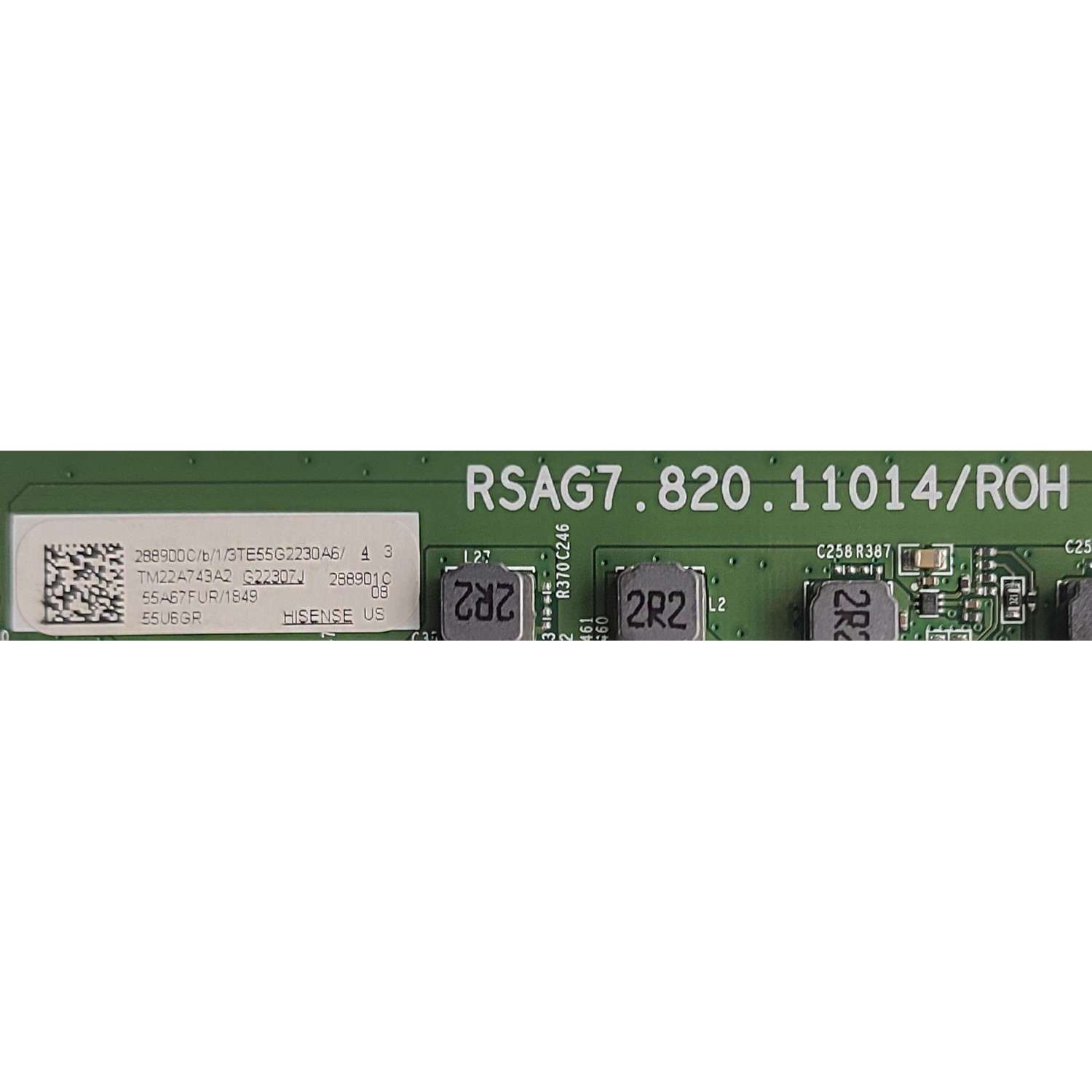 KIT DE TARJETAS PRA TV HISENSE / MAIN 288900 / RSAG7.820.11014/ROH / 288901C / FUENTE 284854 / RSAG7.820.993/ROH / T-CON 289772 / RSAG7.820.11133/ROH / LED DRIVER 282528 / RSAG7.820.10715/ROH / PANEL JHD550X3U51-T0L8B2/S0/GM/ROH / MODELO 55U6GR - Imagen 5