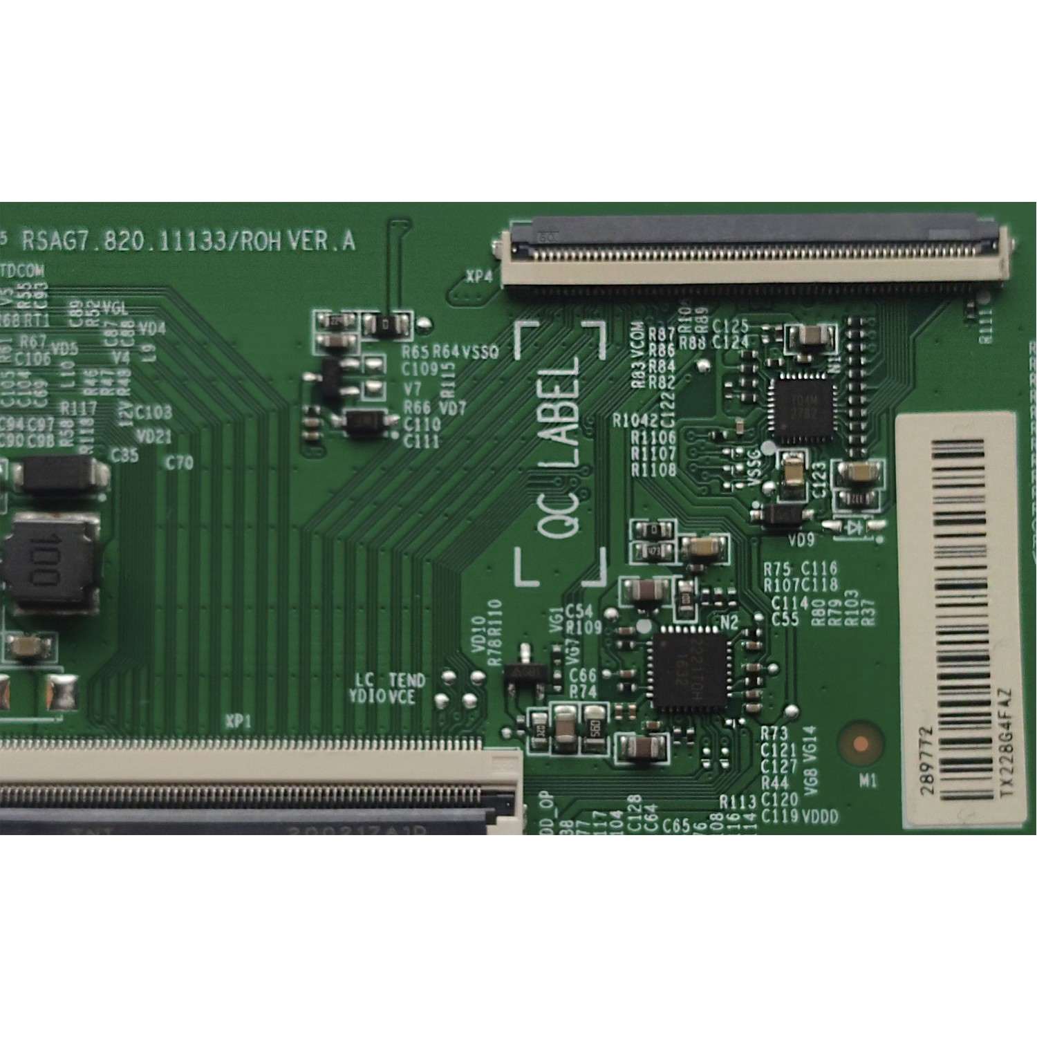 KIT DE TARJETAS PRA TV HISENSE / MAIN 288900 / RSAG7.820.11014/ROH / 288901C / FUENTE 284854 / RSAG7.820.993/ROH / T-CON 289772 / RSAG7.820.11133/ROH / LED DRIVER 282528 / RSAG7.820.10715/ROH / PANEL JHD550X3U51-T0L8B2/S0/GM/ROH / MODELO 55U6GR - Imagen 3
