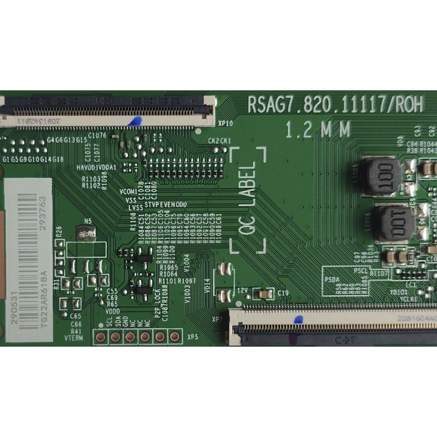 KIT DE TARJETAS PARA TV TOSHIBA·FIRE TV 4K·UHD·HDR / MAIN 302839 / TPD.MT9612.PB751 / 302840 / T-CON 290531 / RSAG7.820.11117/ROH / 293763 / PANEL'S HD550Y1U72-T0L2K2\GM\CKD3A\1\R / HD550Y1U72-T0L2K2\SM\CKD3A\ROH / DISPLAY HV550QUB-F70 / MODELO 55C350KU - Imagen 3