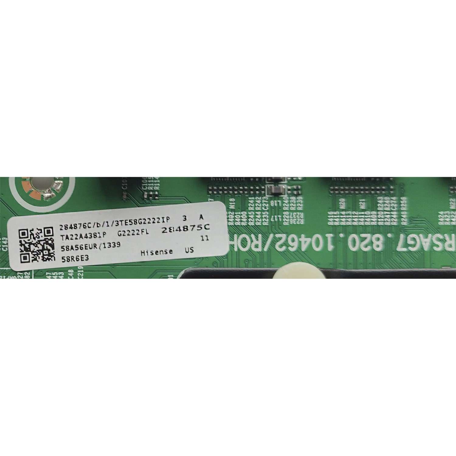 KIT DE TARJETAS PARA TV HISENSE / MAIN FUENTE 284876 / RSAG7.820.10462/ROH / 284875C / T-CON CV580U1-T01 / PANEL HD580X1U91-L1/S0/GM/CKD3A/ROH/1 / DISPLAY CV580U1-T01 / MODELO 58R6E3 - Imagen 2
