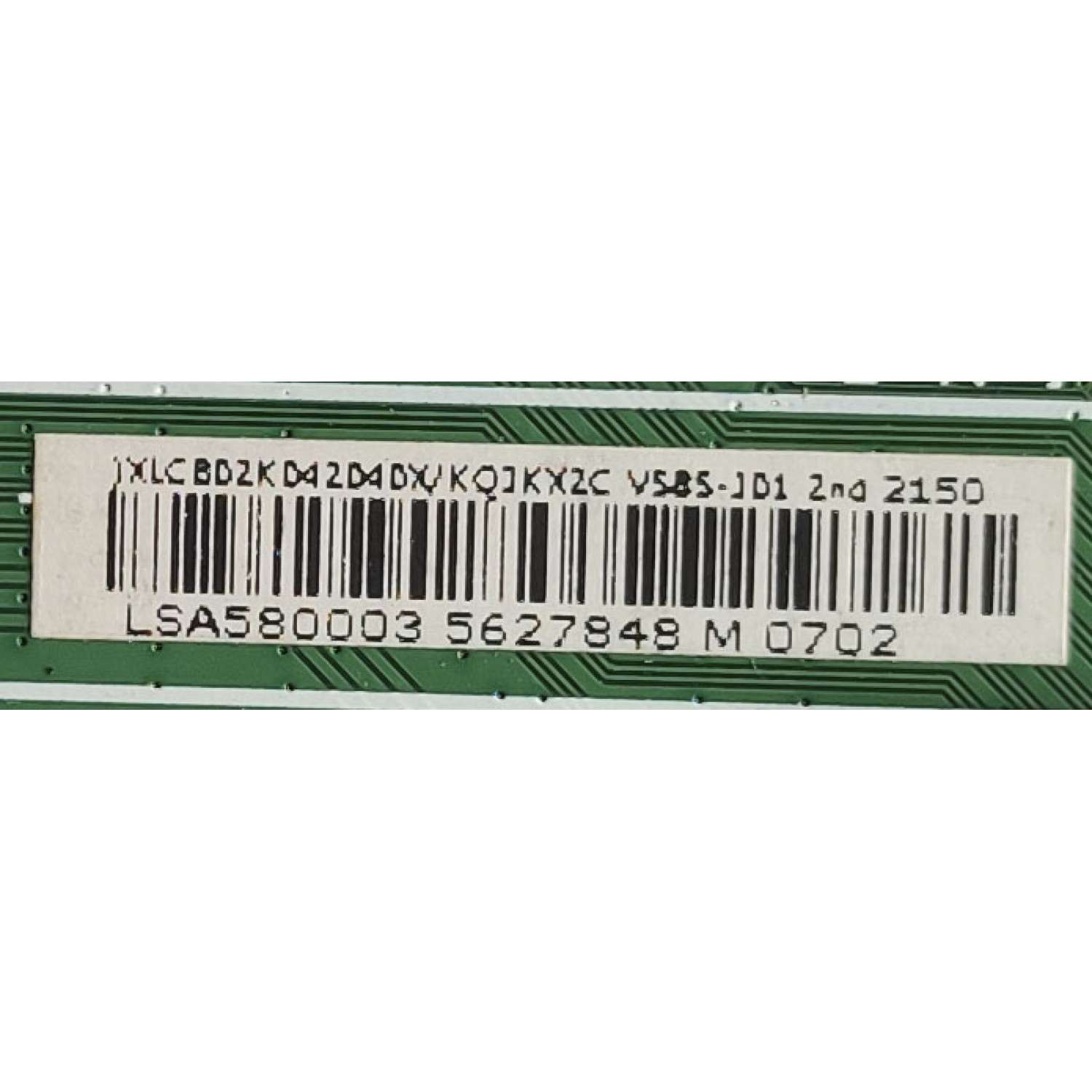KIT DE TARJETAS PARA TV VIZIO / MAIN XLCB02K042040X / 715B692-M0E-B00-004D / FUENTE (X)PLTVKJ291XADL / 715G9165-P01-002-003M / T-CON STCON575G003 / CCPD-TC575-009 V1.0 / PANEL TPT580WR-PV5D.K REV:S03G / MODELO V585-J01 LMXUE - Imagen 2