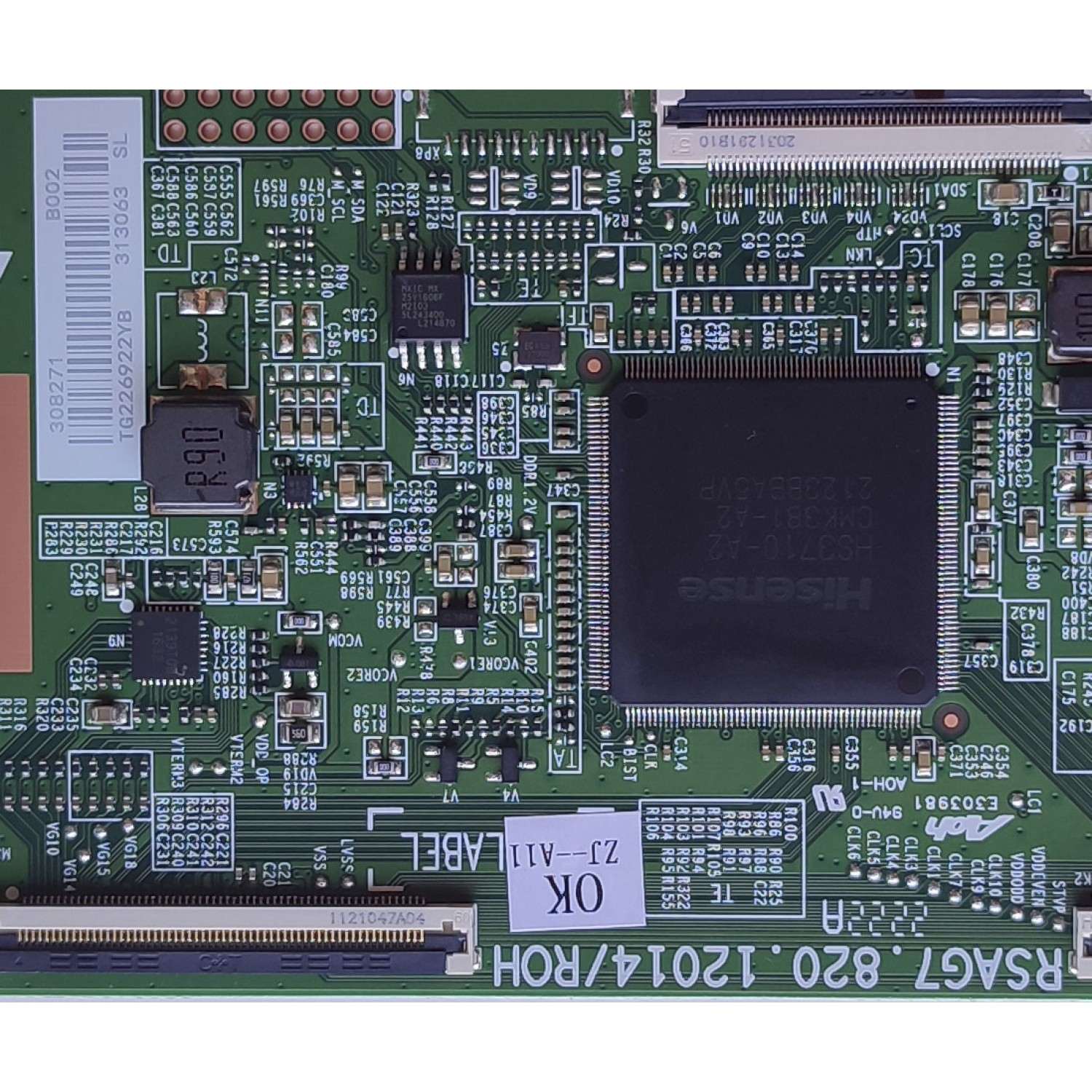 KIT DE TARJETAS PARA HISENSE·ROKU TV / MAIN 311981 / RSAG7.820.11722/ROH / 311982 / 75A53FUR / T-CON 308271 / RSAG7.820.12014/ROH / 313063 / FUENTE 318214 / RSAG7.820.10689/ROH / PANEL HD750Y1U72-TBL2K2 / MODELO 75R6030G / 75R6E4 75A53FUR - Imagen 4