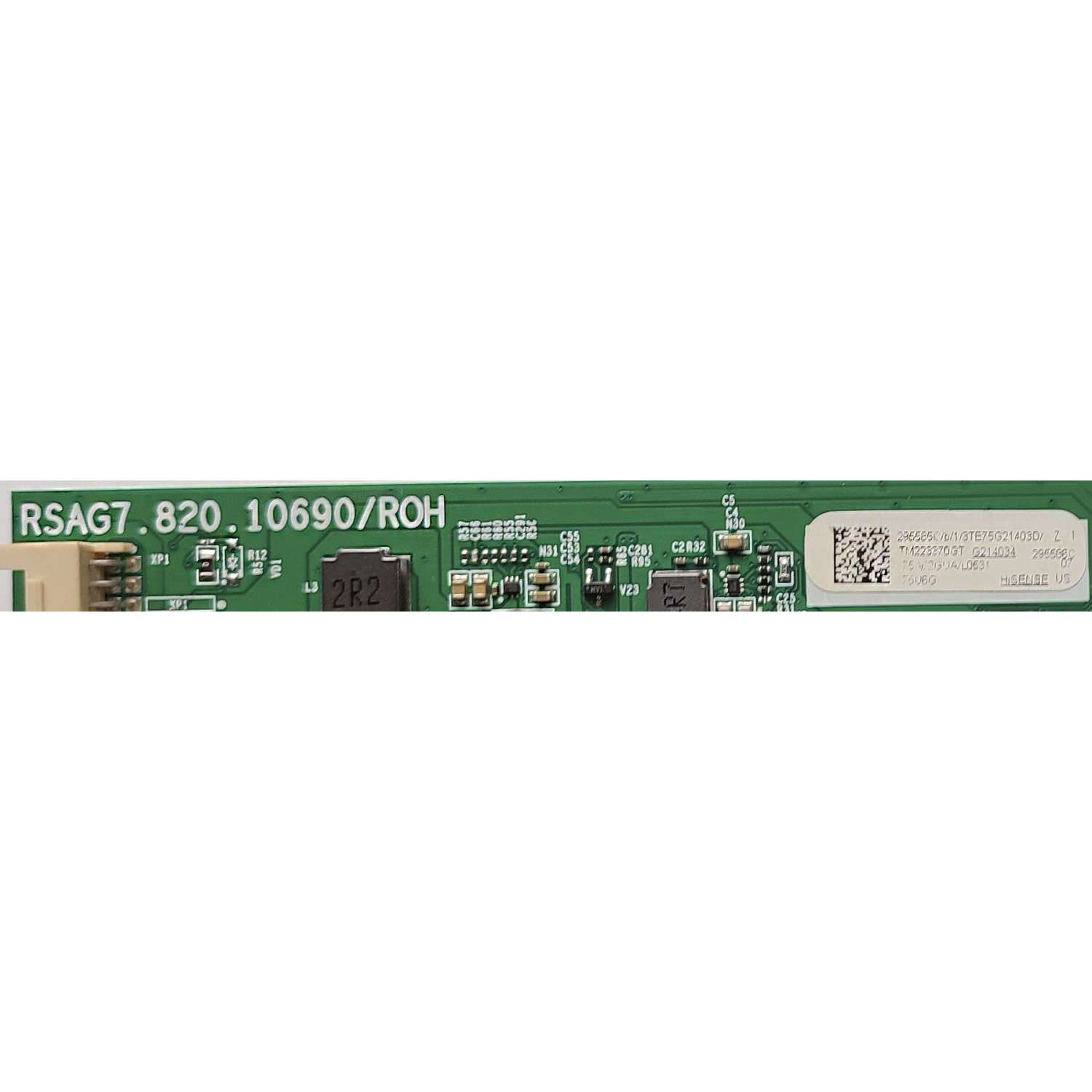 KIT DE TARJETAS PARA TV HISENSE / MAIN 295585 / RSAG7.820.10690/ROH / 295586 / FUENTE 295715 / RSAG7.820.10274/ROH / T-CON  296018 / RSAG7.820.11320/ROH / MODELO 75U6G - Imagen 5