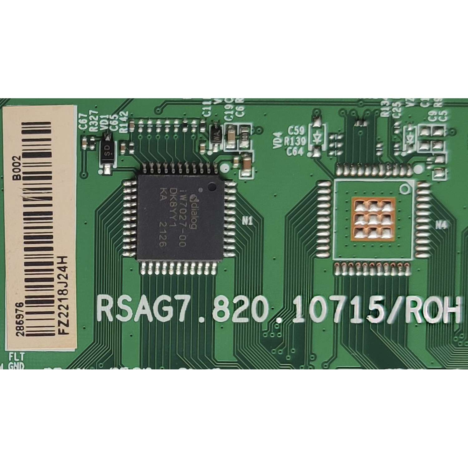 KIT DE TARJETAS PARA TV HISENSE / MAIN 295585 / RSAG7.820.10690/ROH / 295586 / FUENTE 295715 / RSAG7.820.10274/ROH / T-CON  296018 / RSAG7.820.11320/ROH / MODELO 75U6G - Imagen 4