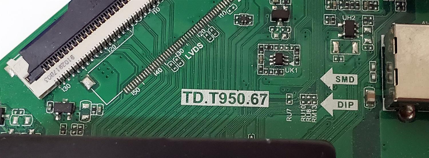 KIT DE TARJETAS PARA TOSHIBA·FIRE TV FHD / NUMERO DE PARTE MAIN CN2T1D200032ID / TD.T950.67 / H19125049-0A08357 / FUENTE 1T92000003I / PW.50W2.651 / PANEL U320DH05 / U320DH05-TR105 REV:CD1.AA / DISPLAY ST3151A05-8 VER.2.A / MODELO 32LF221U19 - Imagen 5