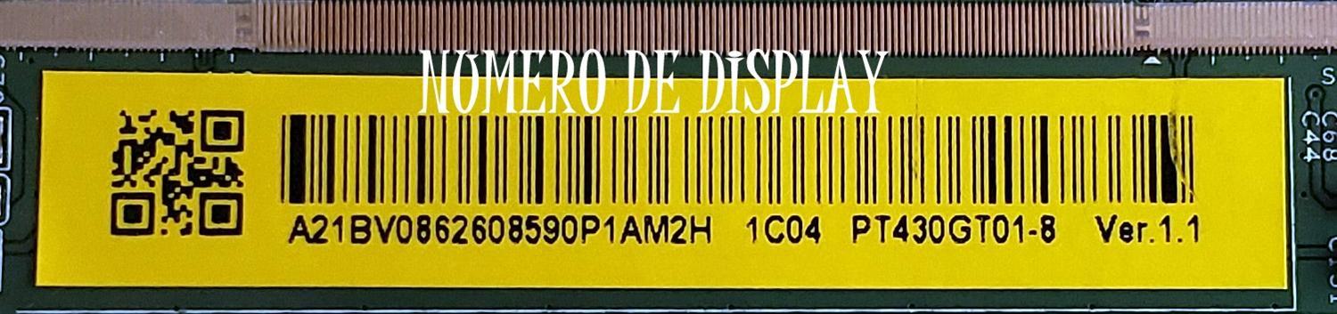 KIT DE TARJETAS PARA TV SAMSUNG 4K·UHD·HDR / MAIN BN96-52602B / KANT_SU2E_AU7000 / BN9652602B / FUENTE BA43FA130 / KANT_SU2E_43_HYBRID_PW / PANEL CY-BT043HGCV4H / DISPLAY PT430GT01-8 VER.1.1 / 53813A / MODELOS UN43TU7000BXZA XE09 / UN43TU7000FXZA XE12 - Imagen 6