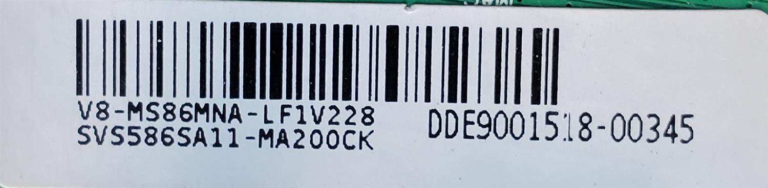 KIT DE TARJETAS PARA TV DAEWOO 4K SMART / MAIN SVS586SA11-MA200CK / T.MS6586.U782 / 1MS586C2ISA / V8-MS86MNA-LF1V / T-CON 44-9771497O / HV430QUBH10 / 47-6021275 / 44-97714970 / FUENTE 81-PBE050-H4A03 / SHG5004A-101H / SHG5004A03-101H / MODELO U43A8500TN - Imagen 9