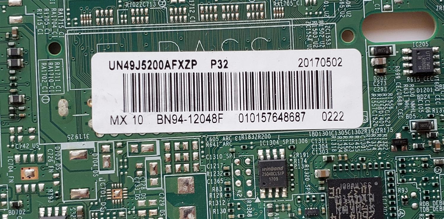 KIT DE TARJETAS PARA TV SAMSUNG / MAIN BN94-12048F / BN41-02585A / BN97-12760A / BN9412048F / FUENTE BN44-00856C / L50MSFR_MDY / BN4400856C / T-CON BN96-42319A / BN41-02292A / BN97-06202B / PANEL CY-JM049BGLV1H / MODELO UN49J5200 / UN49J5200AFXZP FA01 - Imagen 6