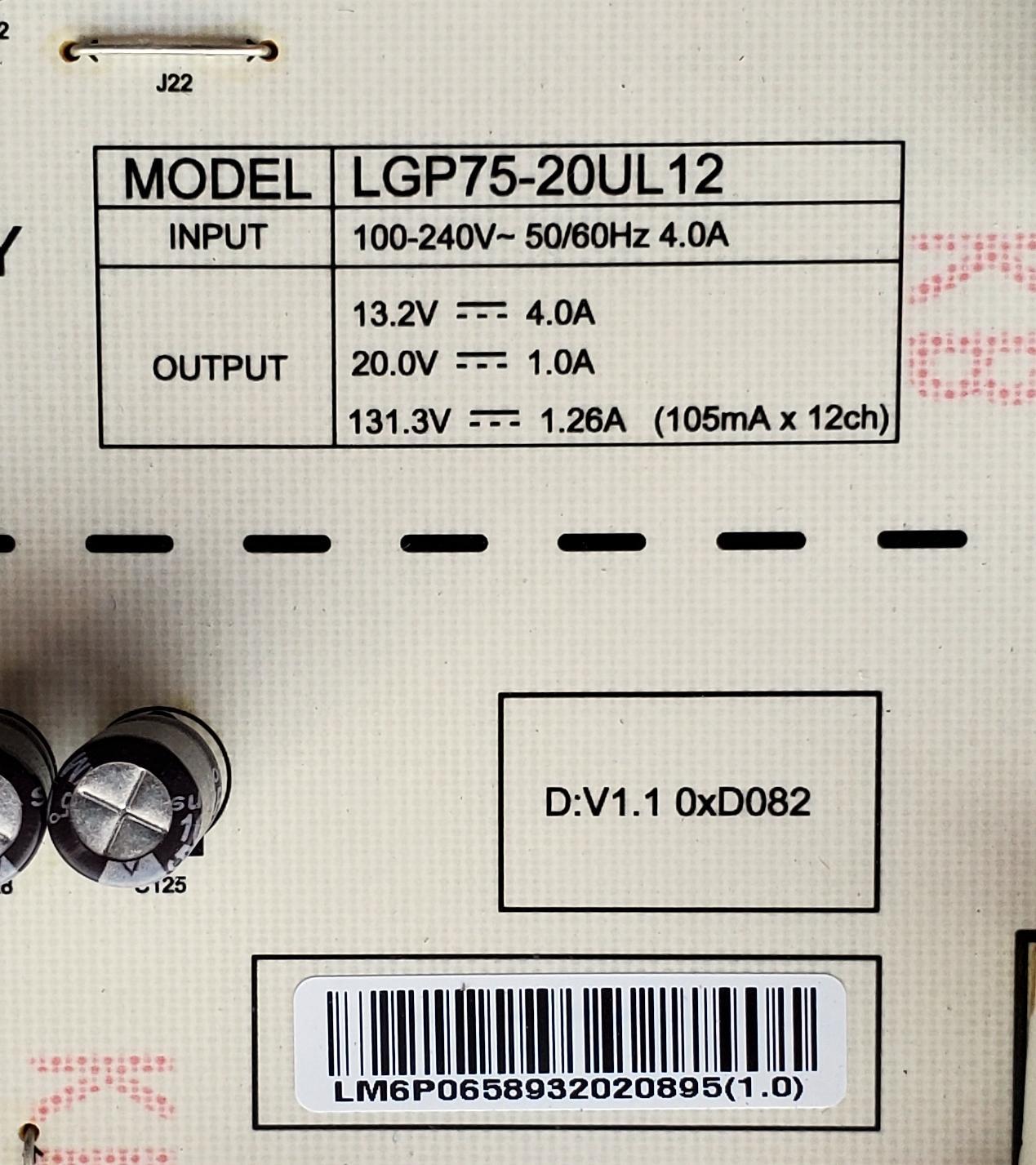 KIT DE TARJETAS PARA TV LG NANOCELL 4K·UHD·HDR / MAIN EBT66665901 / EAX69462005 / 66665901 / FUENTE EAY65893202 / LGP75-20UL12 / 65893202 / EPCC24CB1B / 3PCR02803C / PANEL NC750EQH-ABKH1 / DISPLAY HV750QUB-E7D / MODELO 75NANO85APA / 75NANO85APA.BUSFLKR - Imagen 2