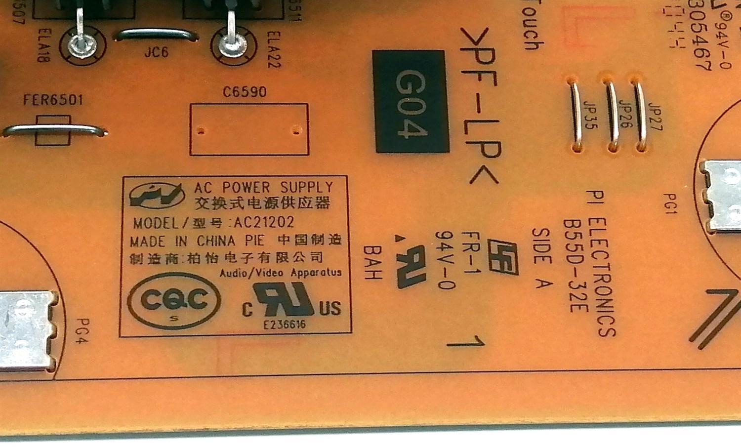 KIT DE TARJETAS PARA TV SONY BRAVIA / MAIN A5027249A 484 / 1-010-115-21 / A-5027-249-A 484 / T-CON 342911009C0811T / TD-0001 / ST5461D11-3 / LED DRIVER A5026318A 486 / 101013721 / FUENTE 100613424 / AC21202-1LF / PANEL YDBM055DCS11 / MODELO XR-55X90J - Imagen 2