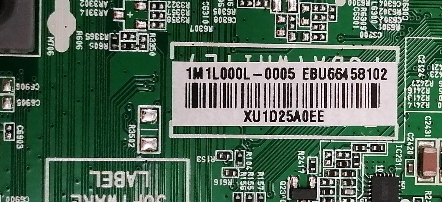 KIT DE TARJETAS PARA TV LG 4K·UHD·HDR / NUMERO DE PARTE EBU66458102 / EAX69581701 / 66458102 / EAX69581701(1.1) / FUENTE EAY65895602 / EAX69502702 / 65895602 / LGP50T-21U1 / PANEL NC500TQG-AAKH3 / MODELO 50UP7670PUC / 50UP7670PUC.BUSYLJM - Imagen 6
