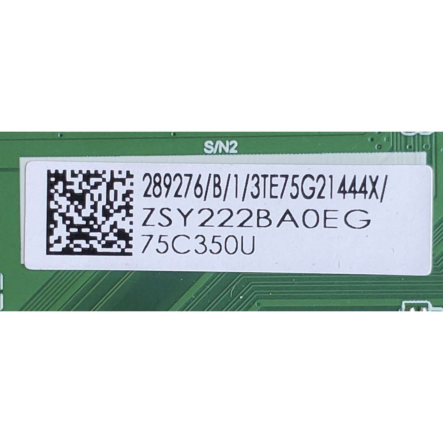 KIT DE TARJETAS PARA TV TOSHIBA 4K UHD / MAIN 289276 / TD.MT9020.703 / FUENTE 297857 / RSAG7.820.10689/ROH / T-CON 283051 / RSAG7.820.99559-ROH / 289127  / PANEL HD750Y1U71-TAL2K2\S0\GM\CKD3A\ROH / DISPLAY HV750QUB-F90 / MODELO 75C350KU - Imagen 4